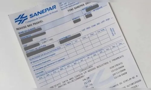 Conta de água sofre reajuste e fica mais cara no Paraná; saiba mais