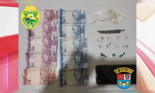 Polícia Militar prende três suspeitos com crack em Ivaiporã