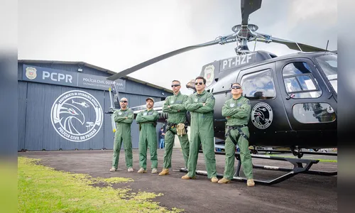 Polícia Civil do PR envia helicóptero e policiais para auxiliar o RS