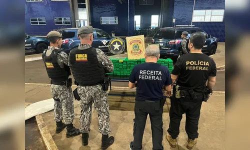PF, Receital e Força Nacional prendem homem com carro cheio de maconha