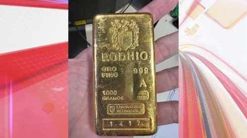 PF prende chinês com barra de ouro no Aeroporto de Foz do Iguaçu