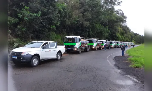 Paraná manda mais 30 caminhões-pipa para auxiliar o Rio Grande do Sul