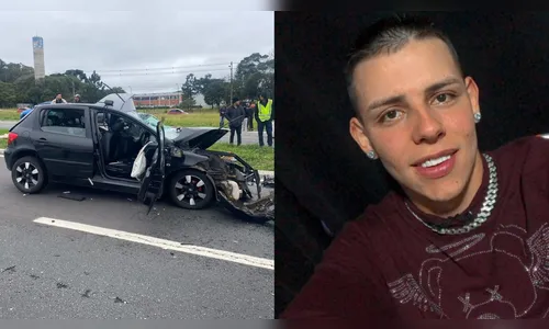 Mãe lamenta morte de filho em acidente no Paraná: 