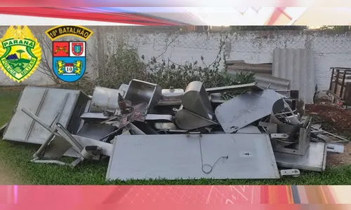 Após furto em frigorífico, polícia prende ladrão e dono de ferro-velho