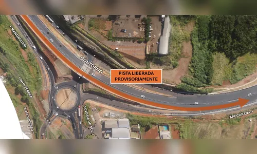 Pista no sentido para Apucarana será liberada no Contorno de Jandaia