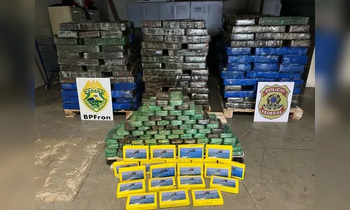 Polícia Militar e PF apreendem 2,8 toneladas de drogas no Paraná