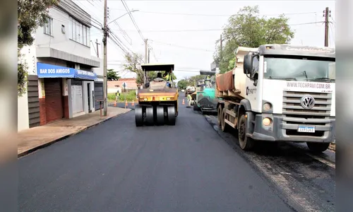 Prefeitura inicia pavimentação e recapes previstos em obras; confira