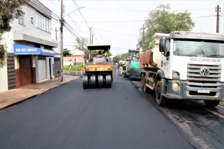 Prefeitura investeu o total de R$ 19.269.054 em nova pavimentação urbana