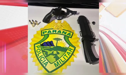 Homem é preso após exibir arma de fogo em bar de Arapongas