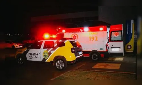 Samu presta atendimento a vítima de agressão em Ivaiporã