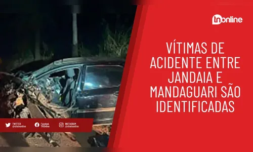 Vítimas de acidente entre Jandaia e Mandaguari são identificadas