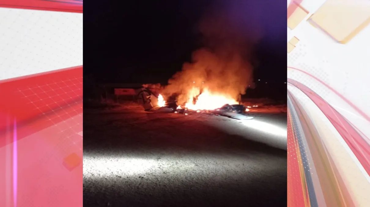 Aeronave clonada apreendida é incendiada em garimpo