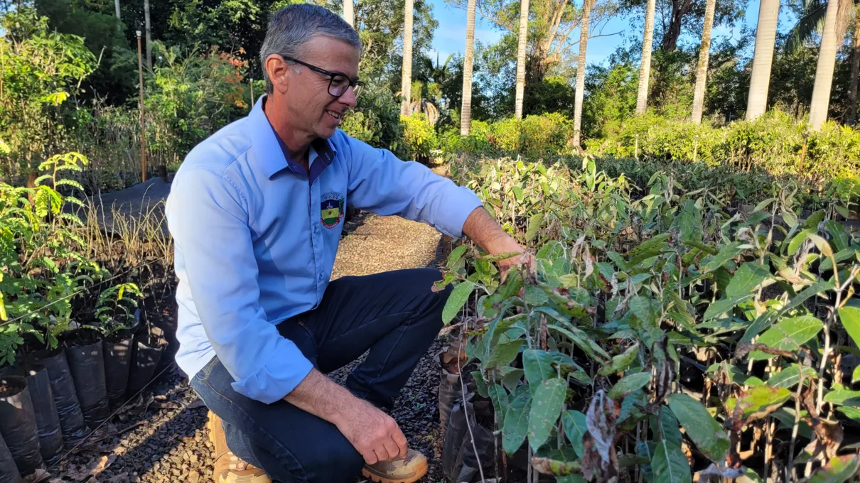 O secretário de Meio Ambiente afirma que o espaço ocupa mais de 40 espécies de plantas nativas