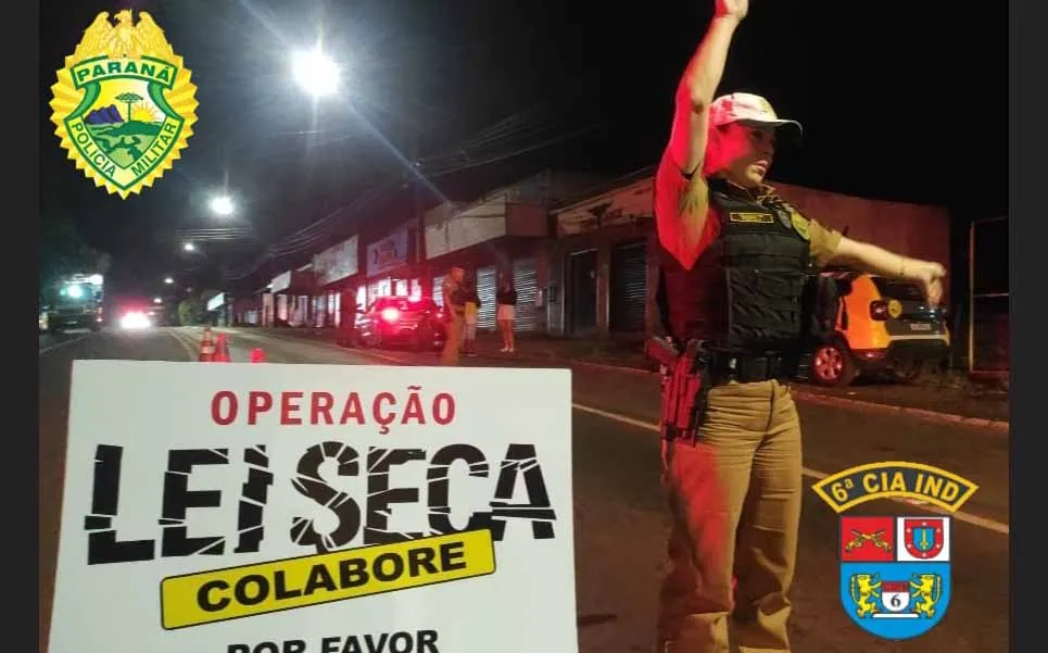 Operação Lei Seca ocorreu entre a noite de sexta-feira (7) a madrugada de sábado (8)