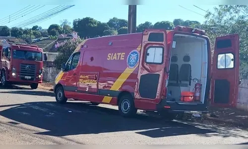 Mulher fica ferida após colisão entre moto e Hilux em Ivaiporã