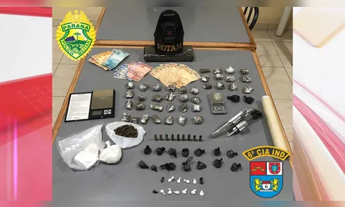 Trio é preso e menor apreendida suspeitos de tráfico de drogas