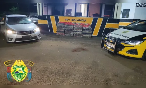 PRE apreende quase meia tonelada de maconha em Rolândia