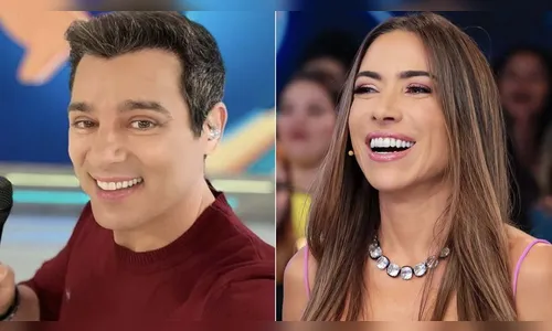 Celso Portiolli e Patricia Abravanel