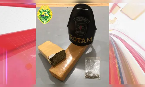 Equipe Rotam apreende 1,6 kg de maconha e prende suspeito em Ivaiporã