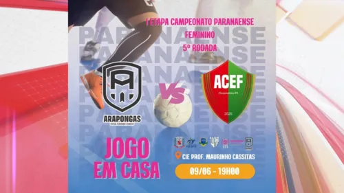 Equipe feminina de Futsal disputa Campeonato Paranaense neste domingo