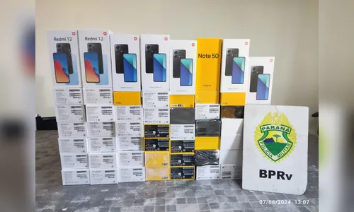 Mais de 50 celulares são apreendidos pela polícia em Rolândia