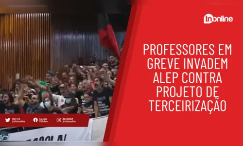 Manifestantes invadem prédio da Alep durante greve dos professores