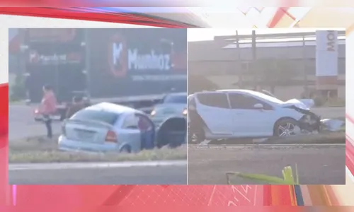 Motorista fratura as duas pernas em acidente na PR-444