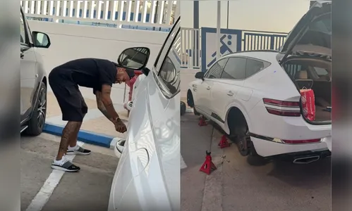 Neymar divulgou o vídeo nas redes sociais