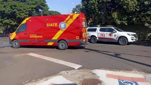 O acidente foi registrado no Parque Hortência em Maringá