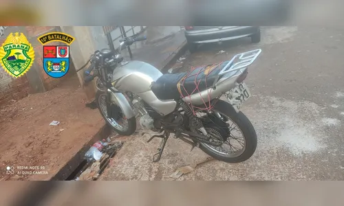 PM recupera moto furtada e apreende adolescente no ‘Sumatra’