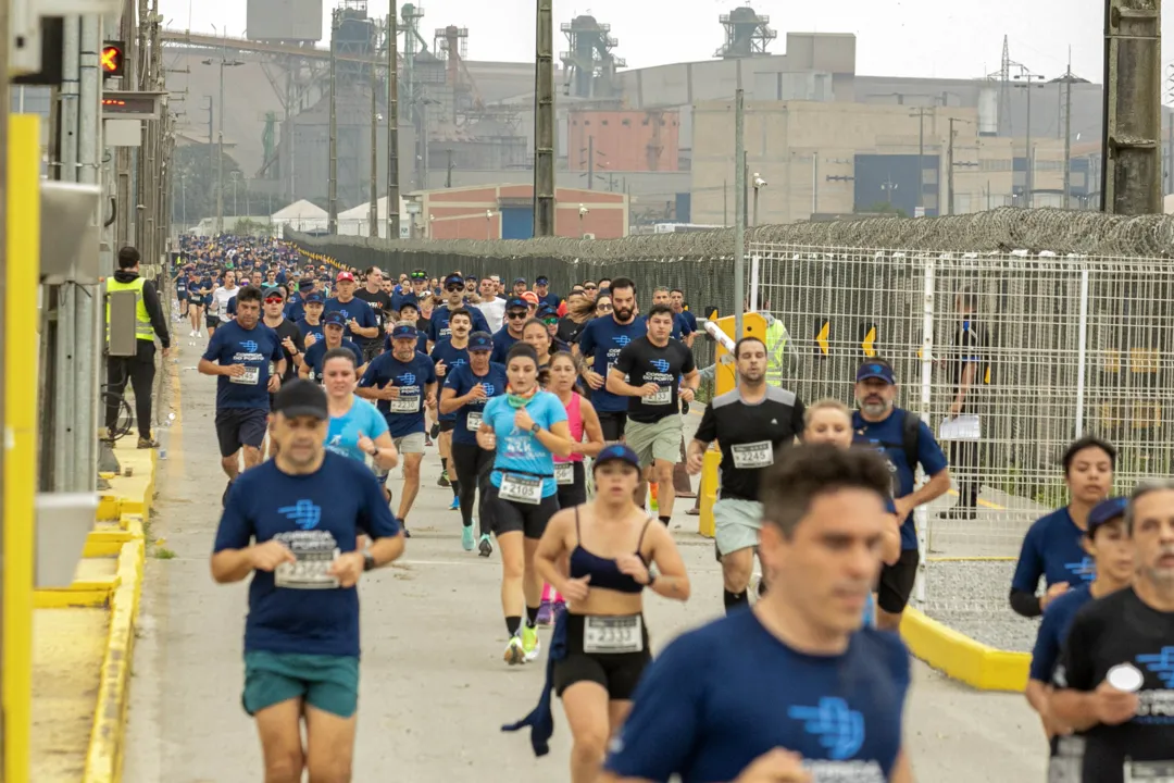 A corrida ocorre em celebração ao aniversário de 89 anos do Porto Paranaguá