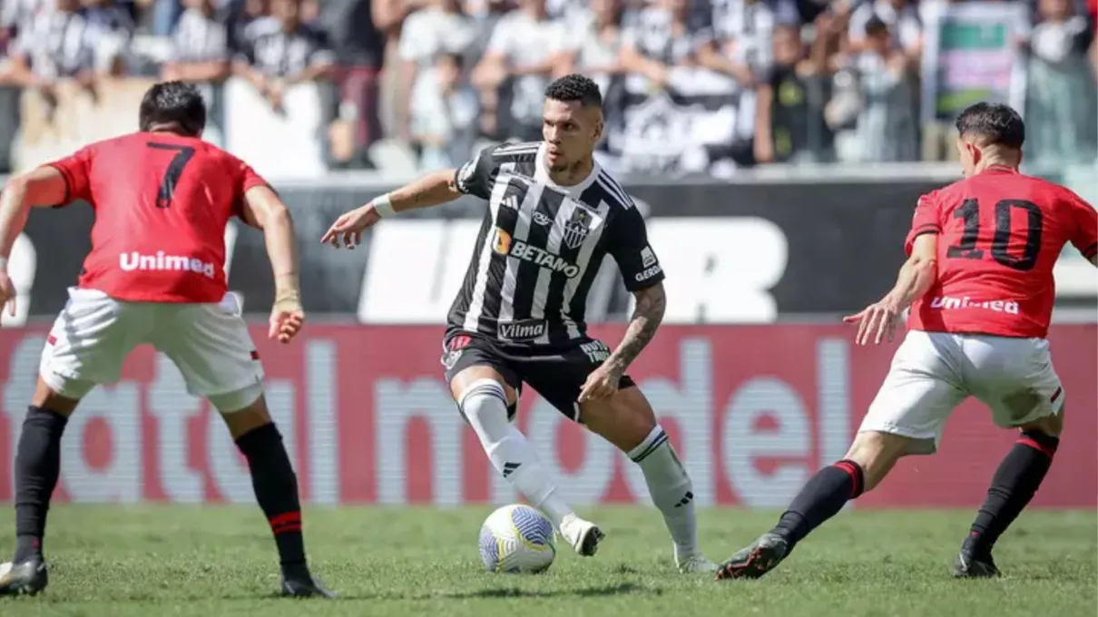 Com a igualdade no placar, o Galo perdeu a chance de entrar no G6 do Brasileirão