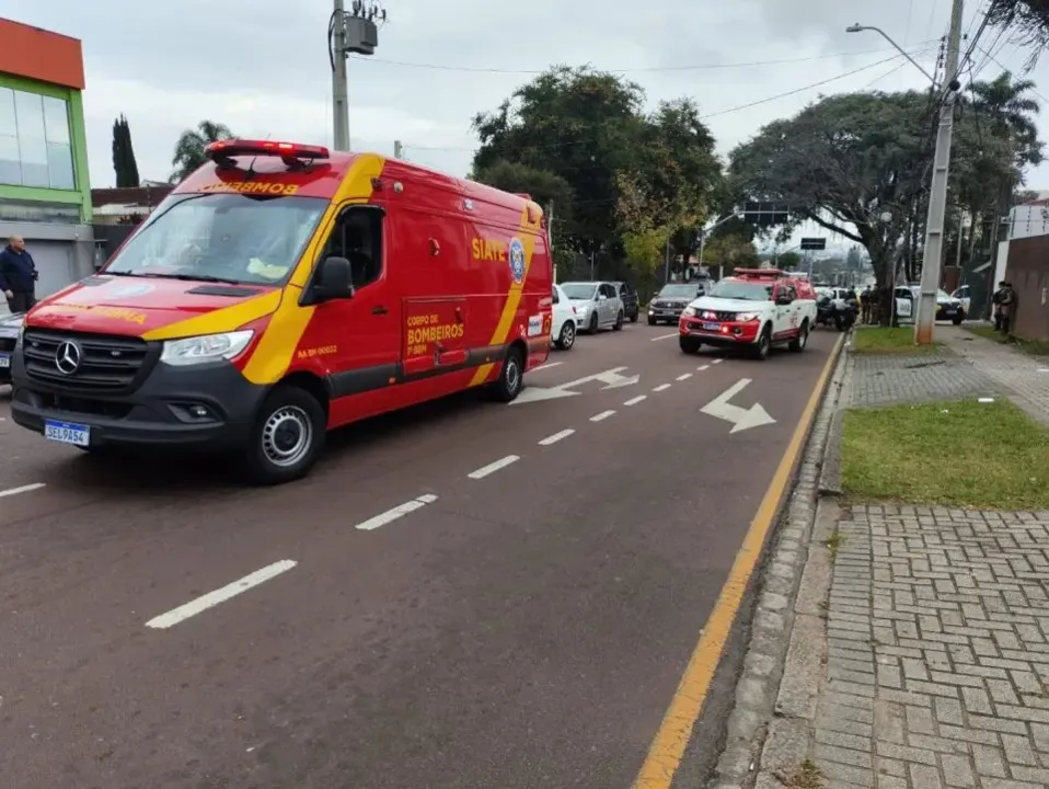 Equipes do Siate e do Samu foram mobilizados para a ocorrência