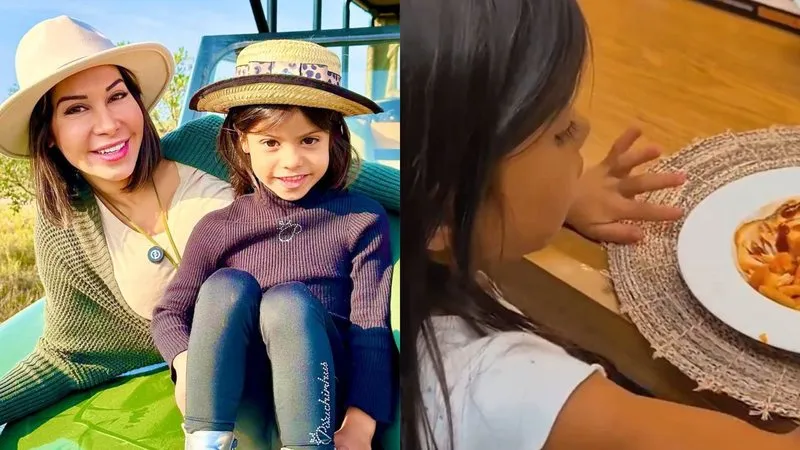 Filha de Maíra Cardi chama atenção com comentário nas redes sociais