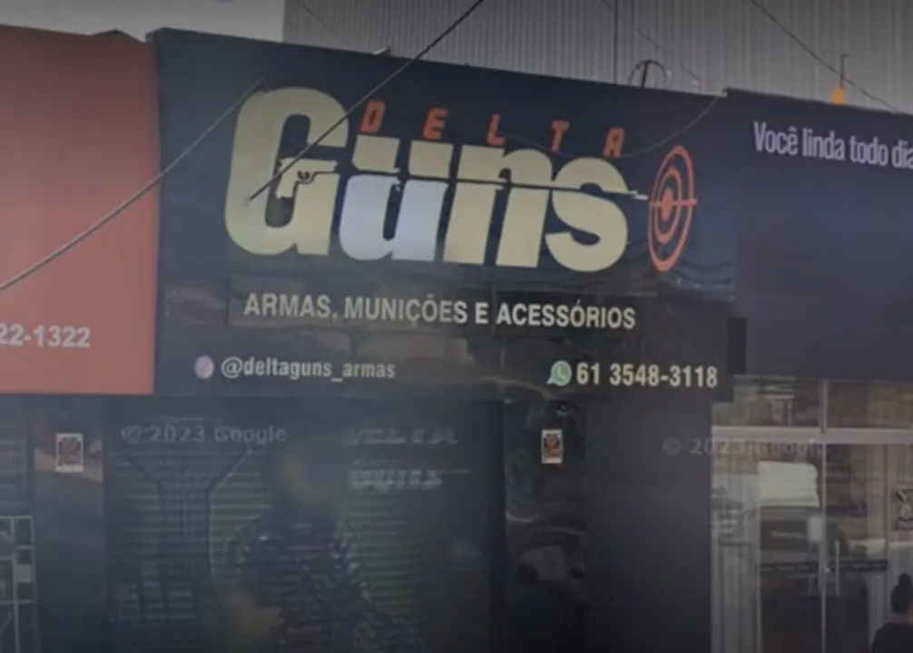 Loja foi alvo de um grande furto de armas