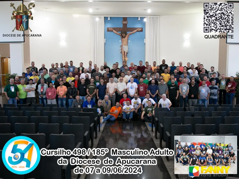 O evento é realizado em formato de retiro espiritual