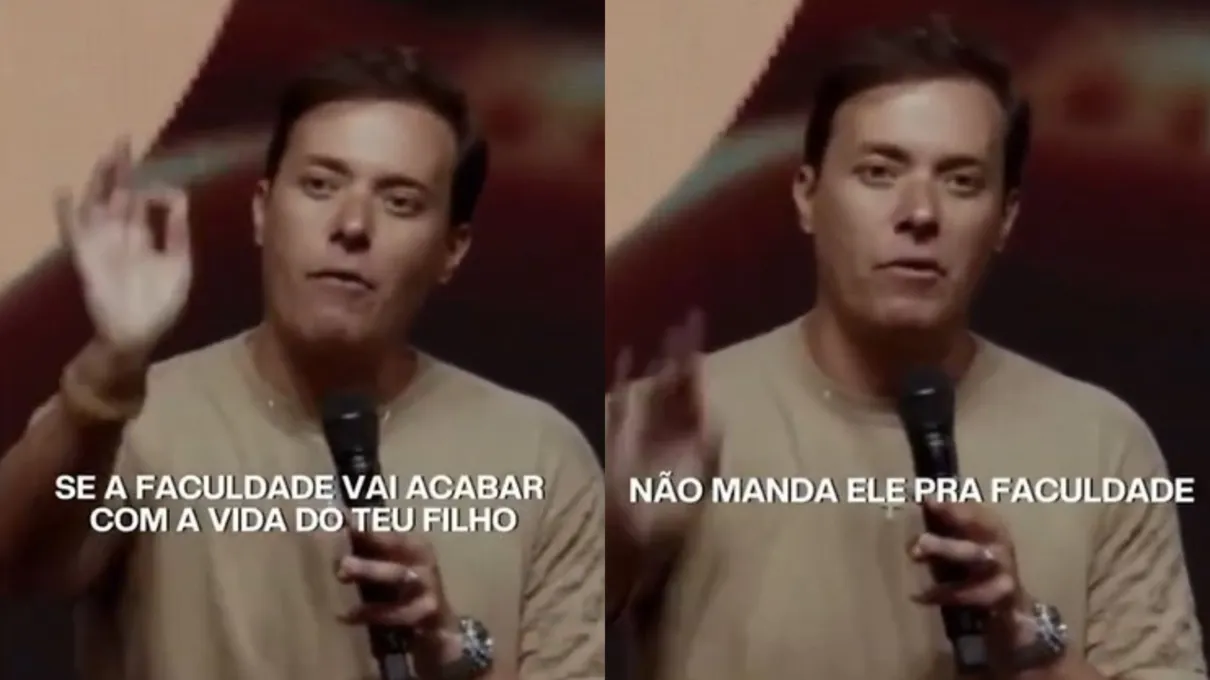 O vídeo foi divulgado pelo próprio pastor