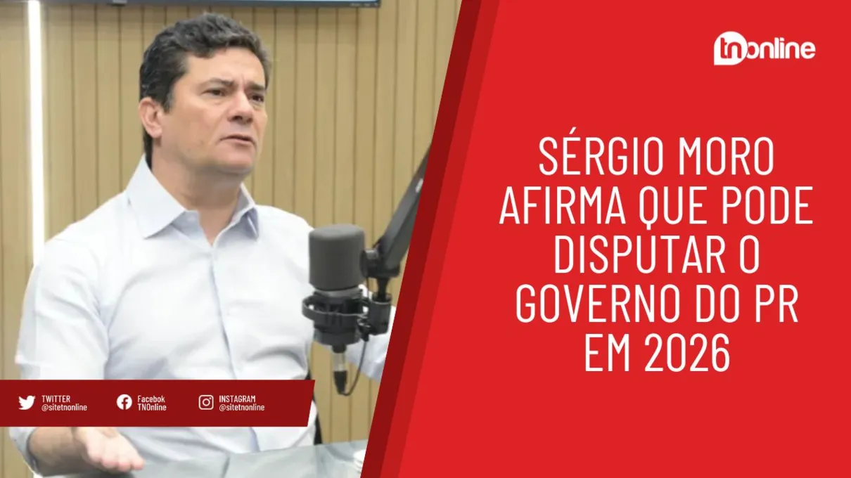 Sérgio Moro afirma que pode disputar o governo do PR em 2026