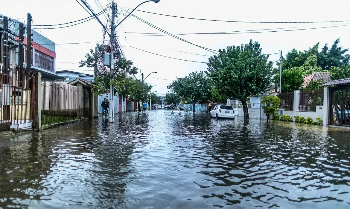 Um dos locais mais afetados pelas chuvas dos últimos dias é São Sebastião do Caí