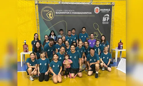 Apucarana é destaque na etapa inicial da Copa Norte de Badminton