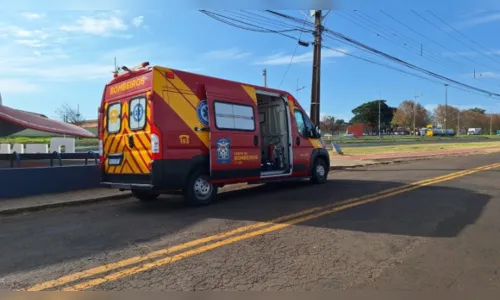 Ciclista fica ferido após queda na ciclovia próximo ao 'Bonezão'