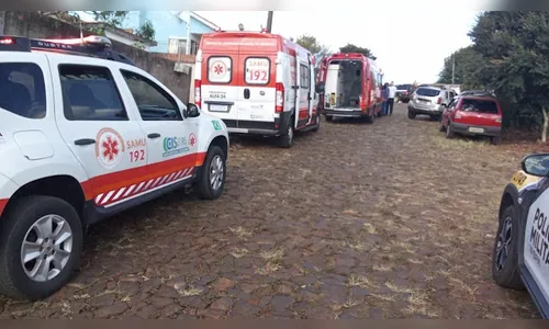 Homem e policial ficam feridos durante cumprimento de mandado no PR