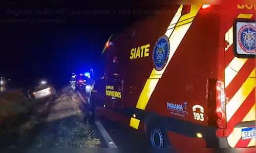 Jovem grávida de três meses morre em acidente na BR-467 no Paraná