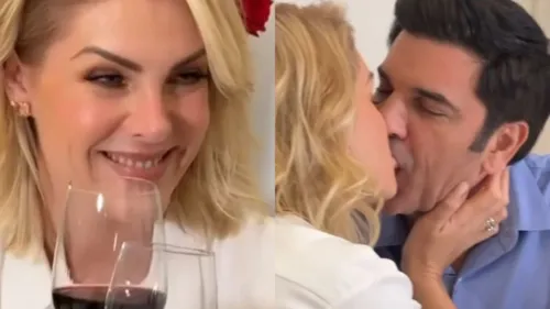 Ana Hickmann e Edu Guedes comemoram nova mansão com jantar especial