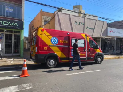 Atropelamento registrado em frente ao Terminal Urbano