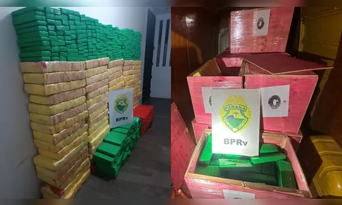 Mais de uma tonelada de maconha é apreendida após abordagem na PR-323