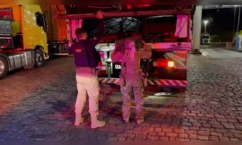 PRF localiza 1,5 t de maconha após viatura ser 'fechada' no Paraná