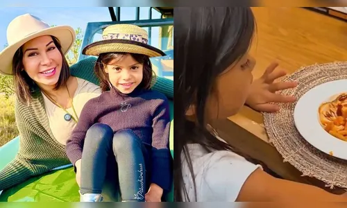 Filha de Maíra chama atenção com comentário sobre cozinheiro: ‘Pobre'