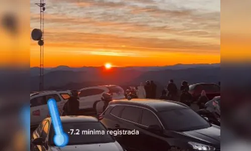 Cidade de SC registra -7,2ºc, menor temperatura do ano no Brasil