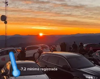 Frio em Urupema, Santa Catarina